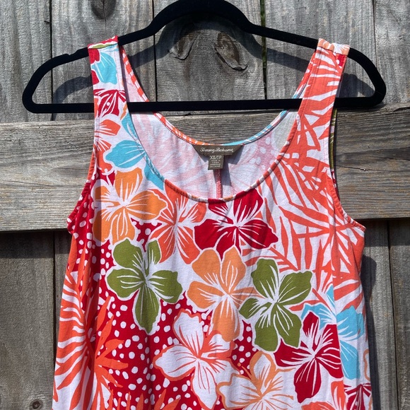 Tommy Bahama Red and Blue Floral Dress - Picture 2 of 9